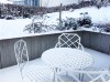 Terrasse im Winter